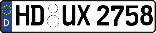 HD-UX2758