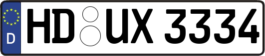 HD-UX3334