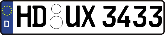 HD-UX3433