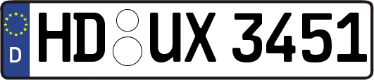 HD-UX3451