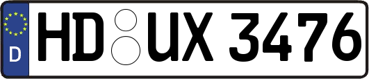 HD-UX3476