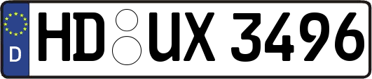 HD-UX3496