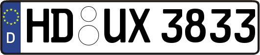 HD-UX3833