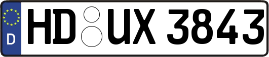 HD-UX3843