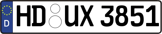 HD-UX3851
