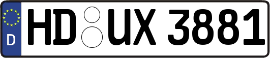 HD-UX3881
