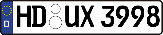 HD-UX3998