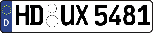 HD-UX5481
