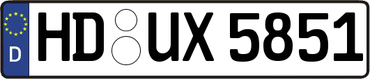 HD-UX5851
