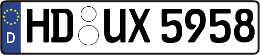 HD-UX5958