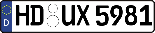 HD-UX5981