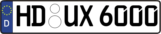 HD-UX6000