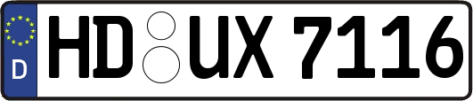 HD-UX7116