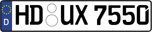 HD-UX7550