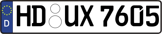 HD-UX7605