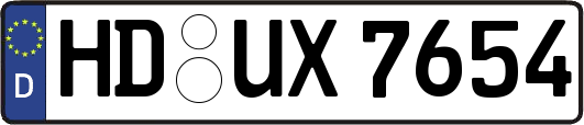HD-UX7654