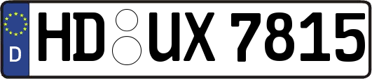 HD-UX7815