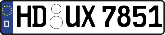 HD-UX7851