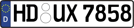 HD-UX7858