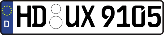 HD-UX9105