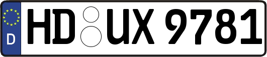 HD-UX9781