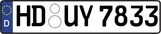 HD-UY7833