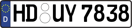 HD-UY7838