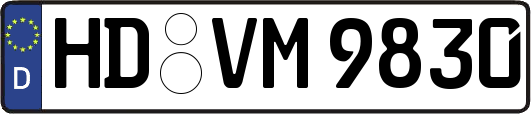 HD-VM9830