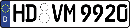 HD-VM9920