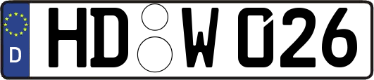 HD-W026