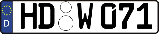 HD-W071