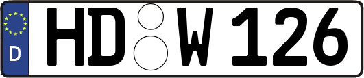 HD-W126