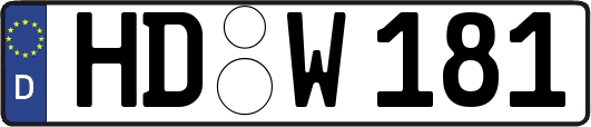 HD-W181