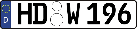 HD-W196