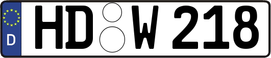 HD-W218