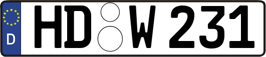 HD-W231