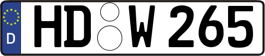 HD-W265