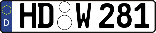 HD-W281