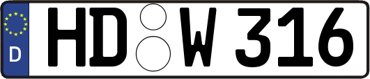 HD-W316