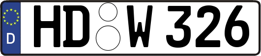 HD-W326