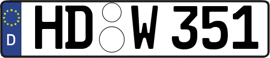 HD-W351
