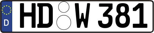 HD-W381