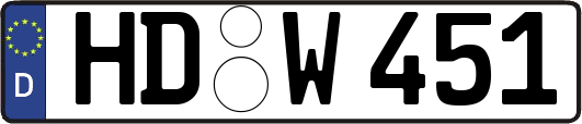 HD-W451