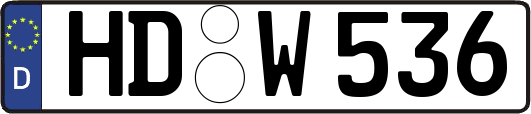 HD-W536