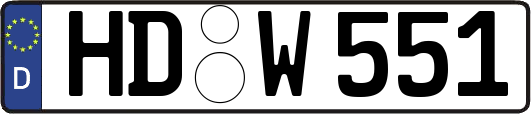 HD-W551