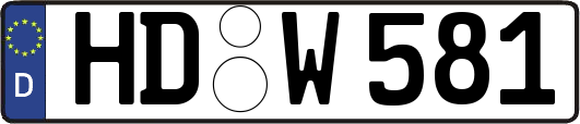 HD-W581