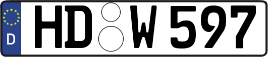 HD-W597