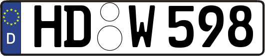 HD-W598