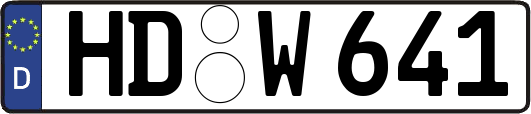 HD-W641