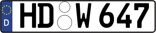 HD-W647